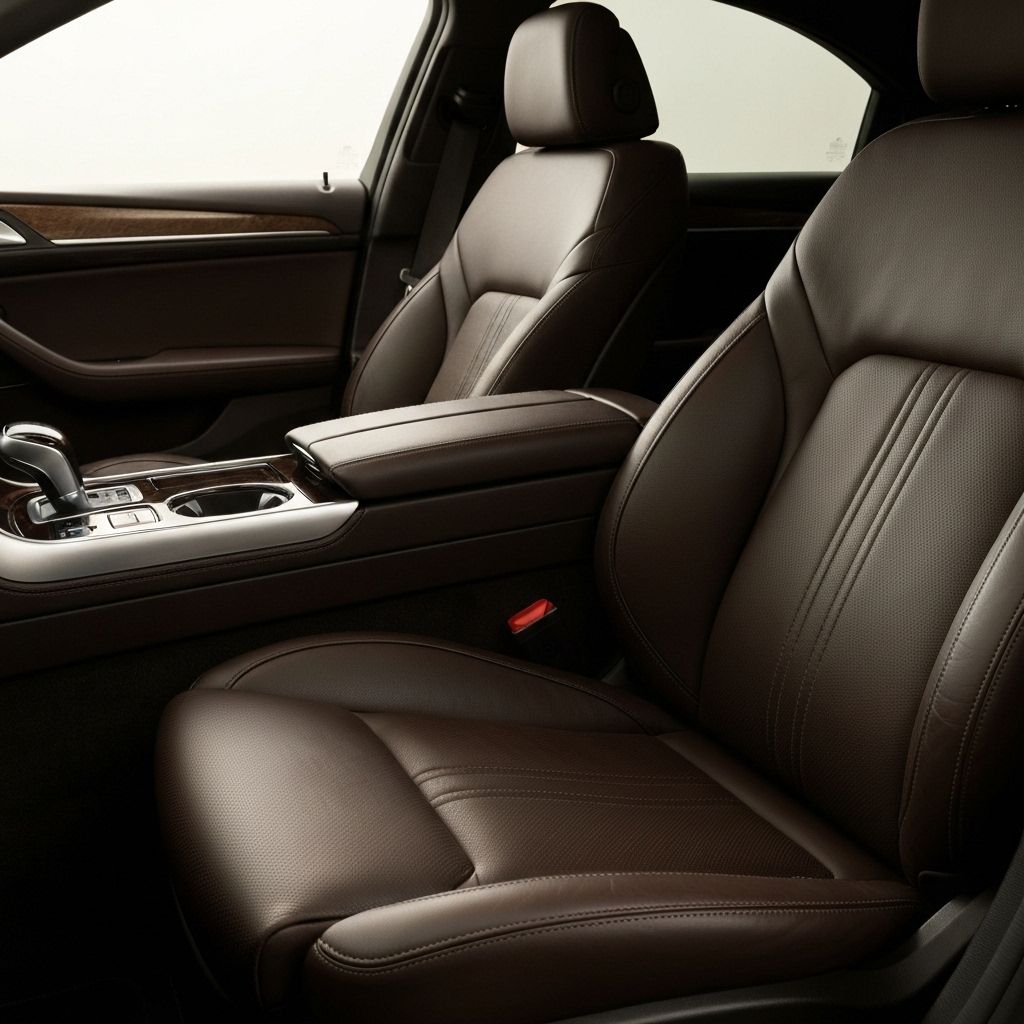 Interior leather detailing